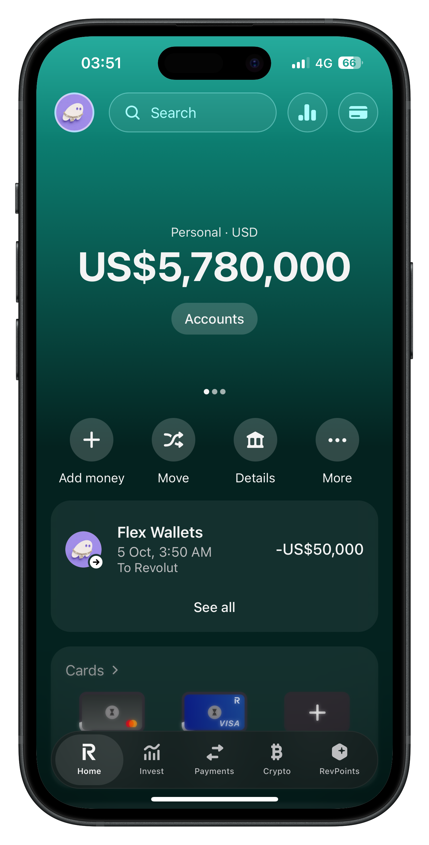 Revolut wallet demo